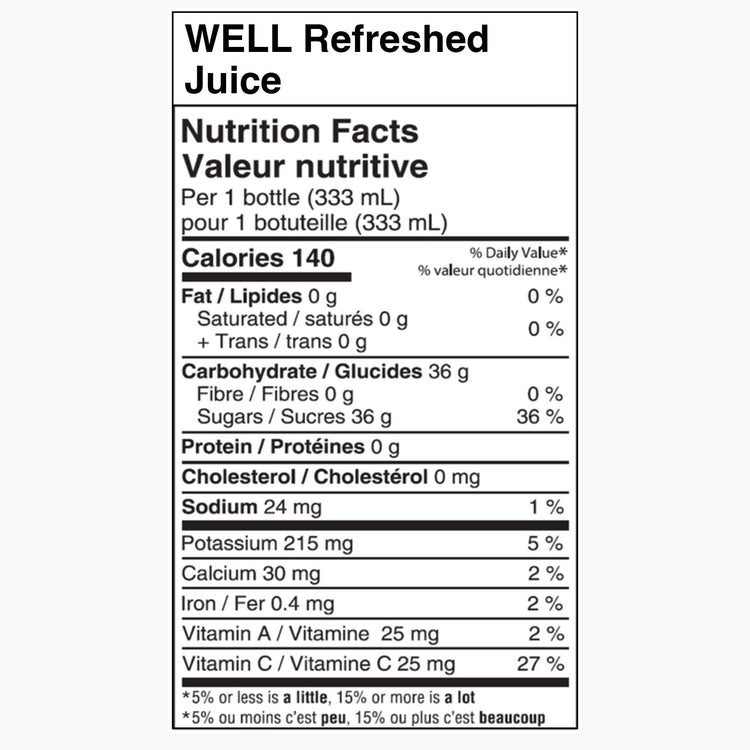 WELL Refreshed Juice