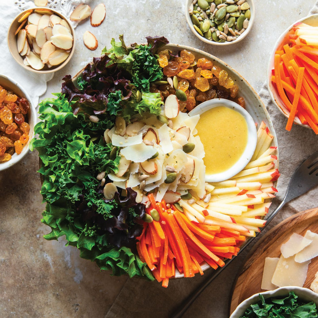 golden harvest salad dressing Who knew a fall salad could look this good?! The Golden Harvest salad is bursting with roasted beets, creamy goat cheese, golden raisins, and raspberry vinaigrette