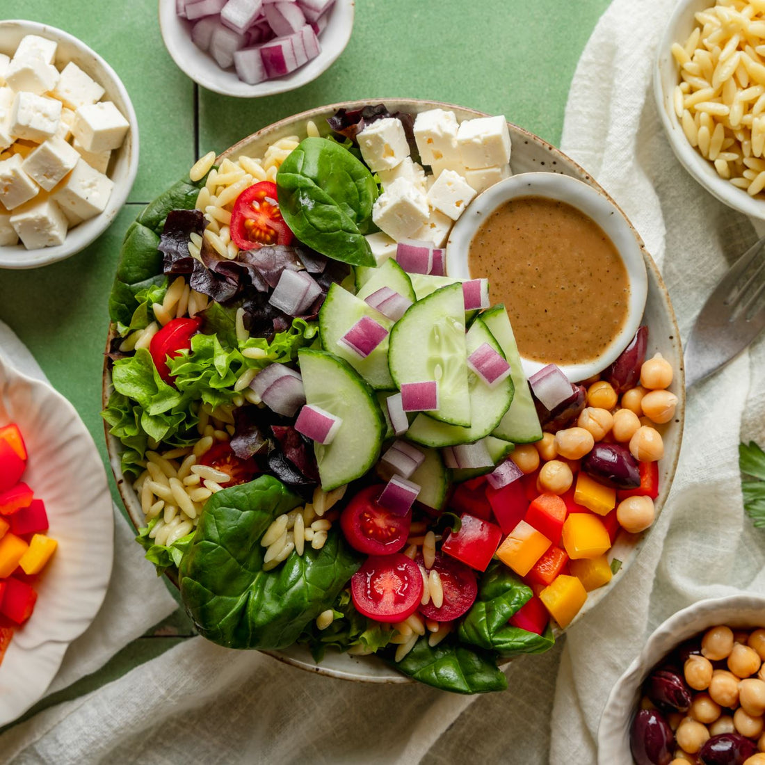 Greek Style Pasta Salad