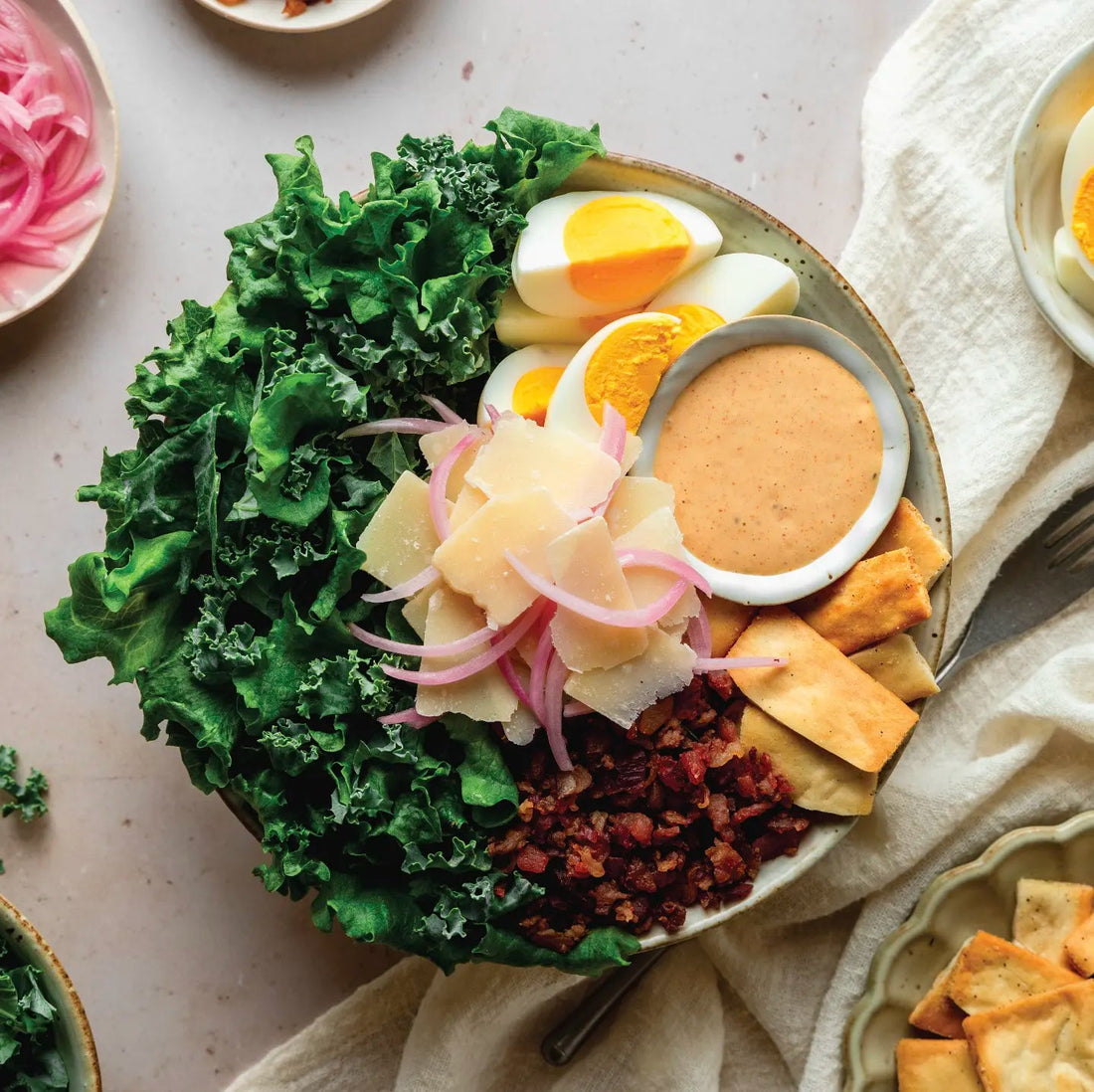 Kale Caesar Salad