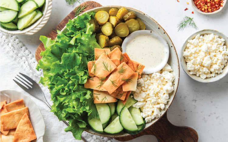 Spicy Dill Pickle Salad
