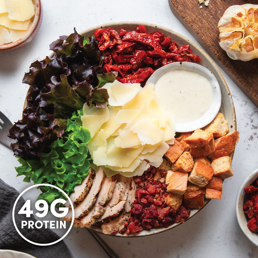 Modern Caesar Salad with chicken