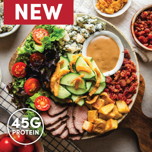 Steakhouse Chop Salad with top sirloin