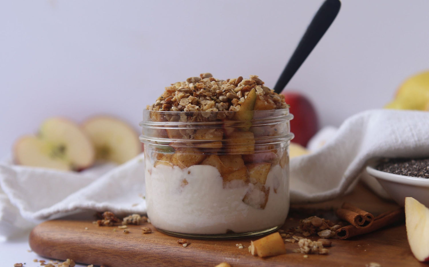 Apple & Pear Greek Yogurt Parfait