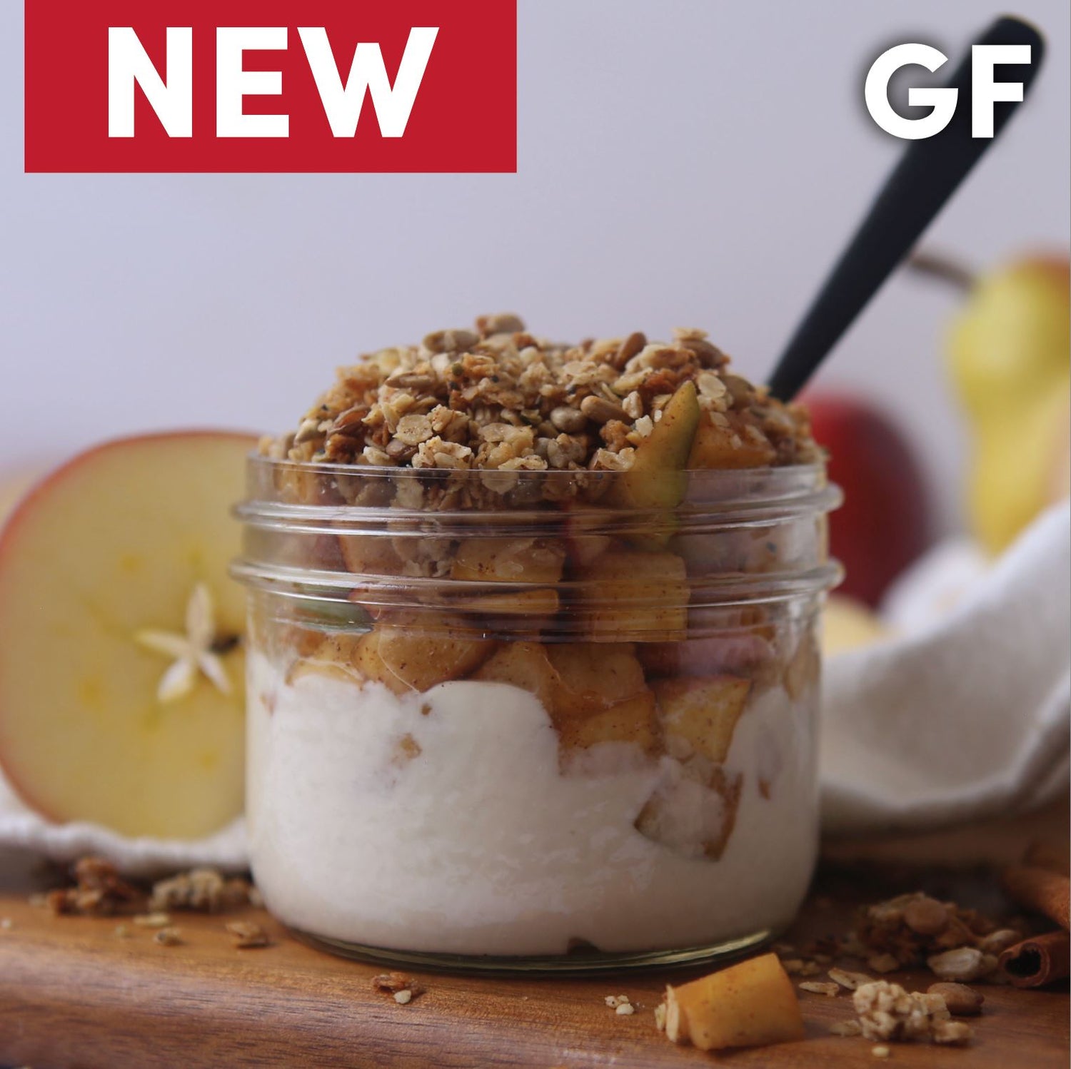 Apple & Pear Greek Yogurt Parfait