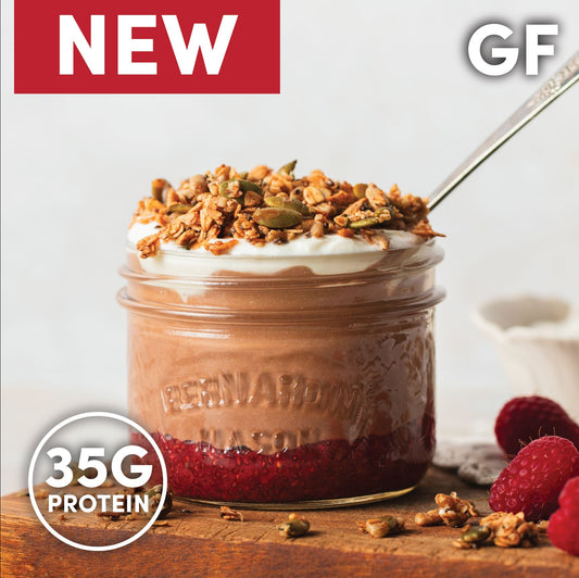 Chocolate Berry Protein Parfait
