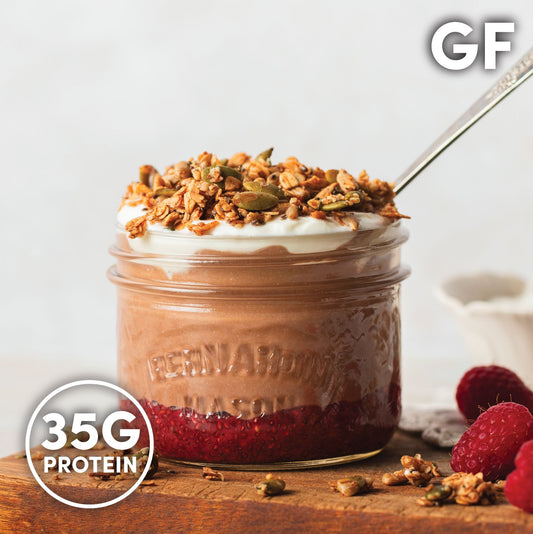 Chocolate Berry Protein Parfait