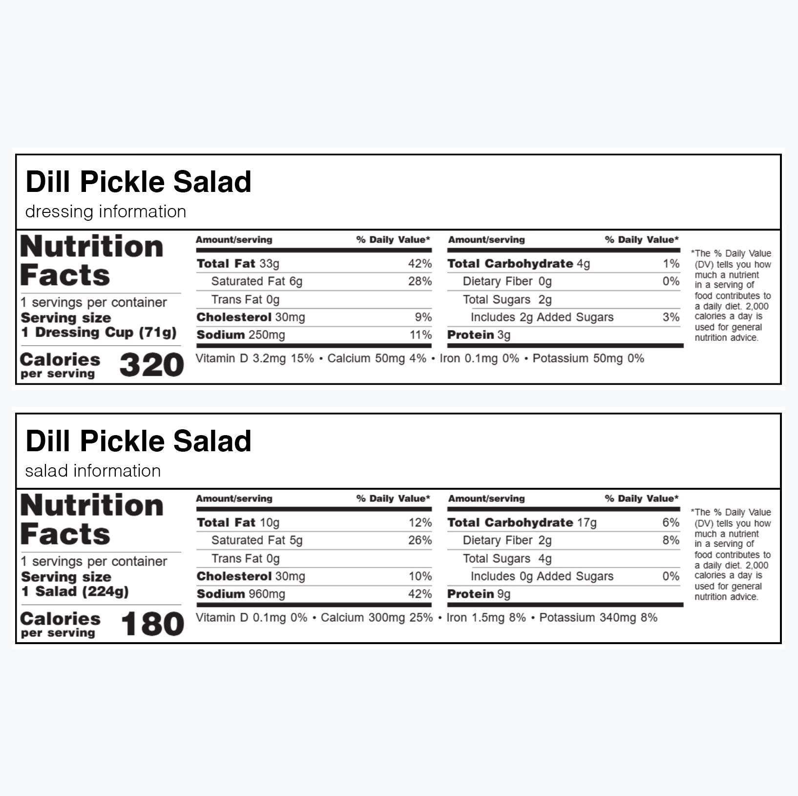Dill Pickle Salad