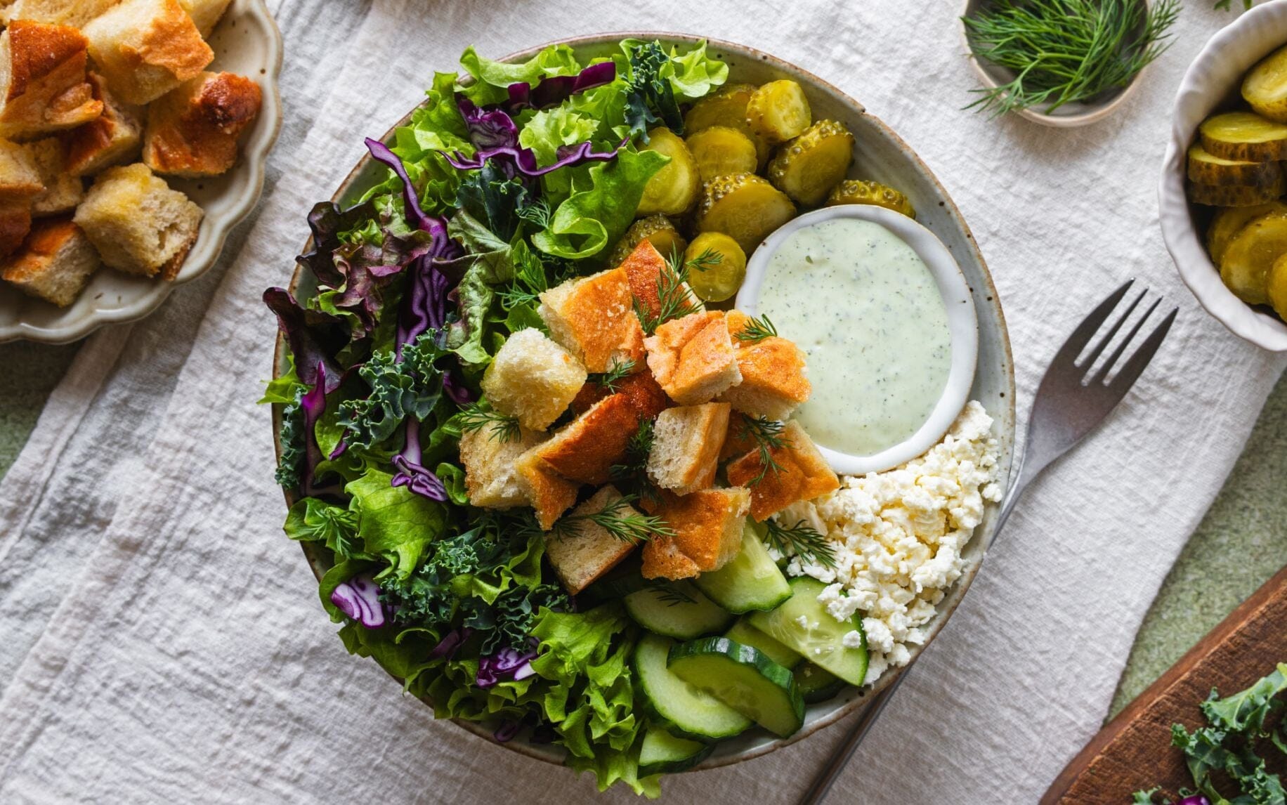 Dill Pickle Salad