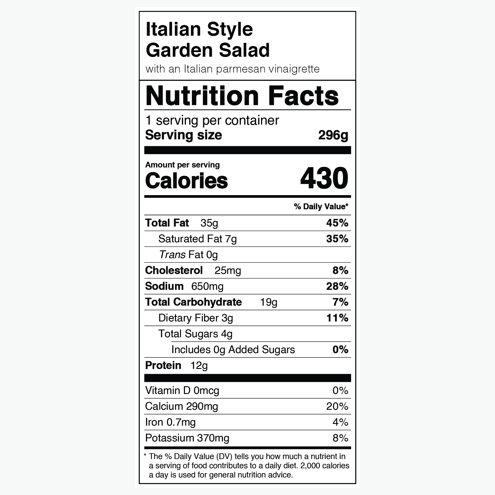 Italian Garden Salad