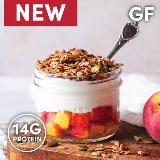 Peach Greek Yogurt Parfait