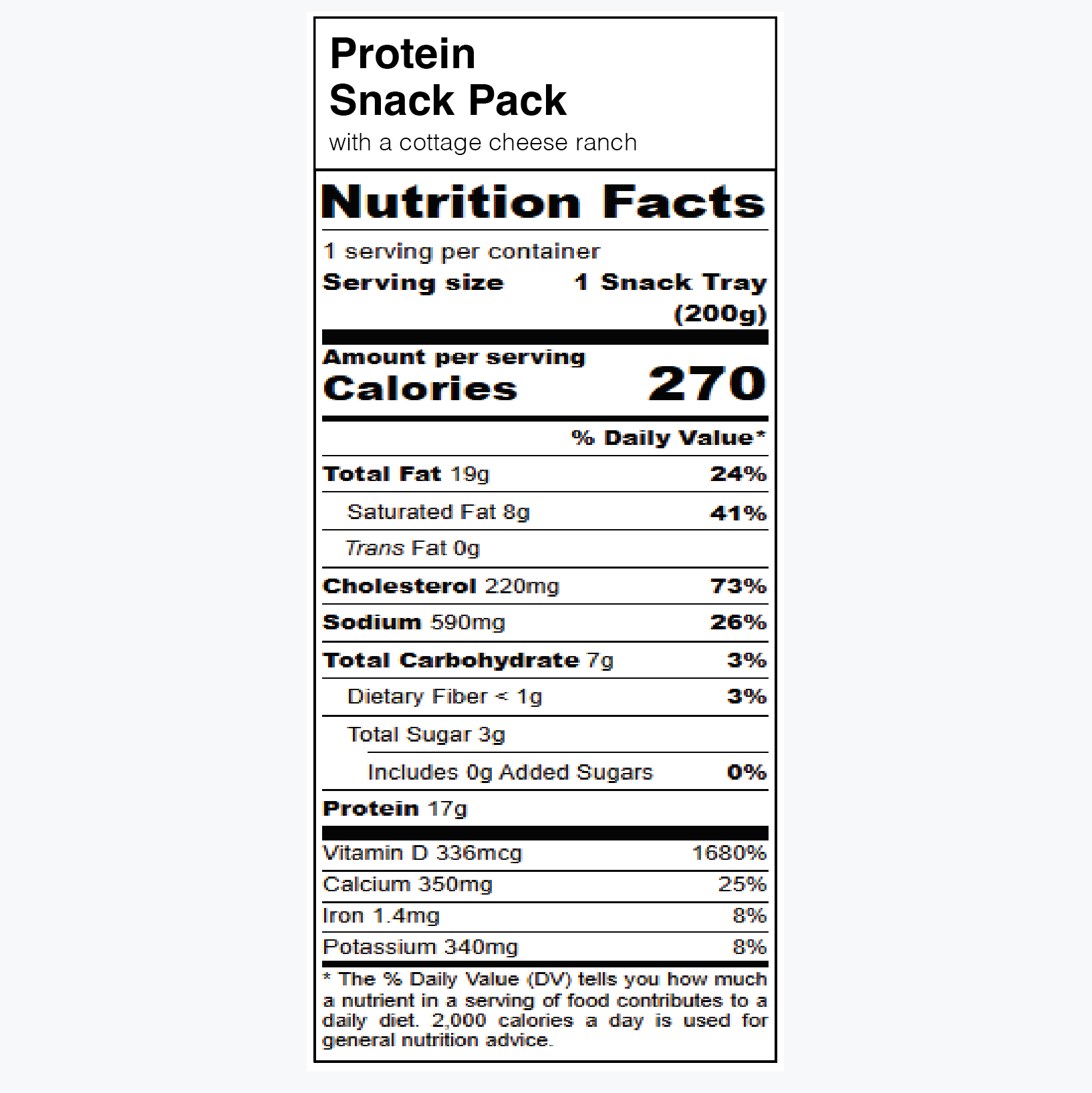 Protein Snack Pack