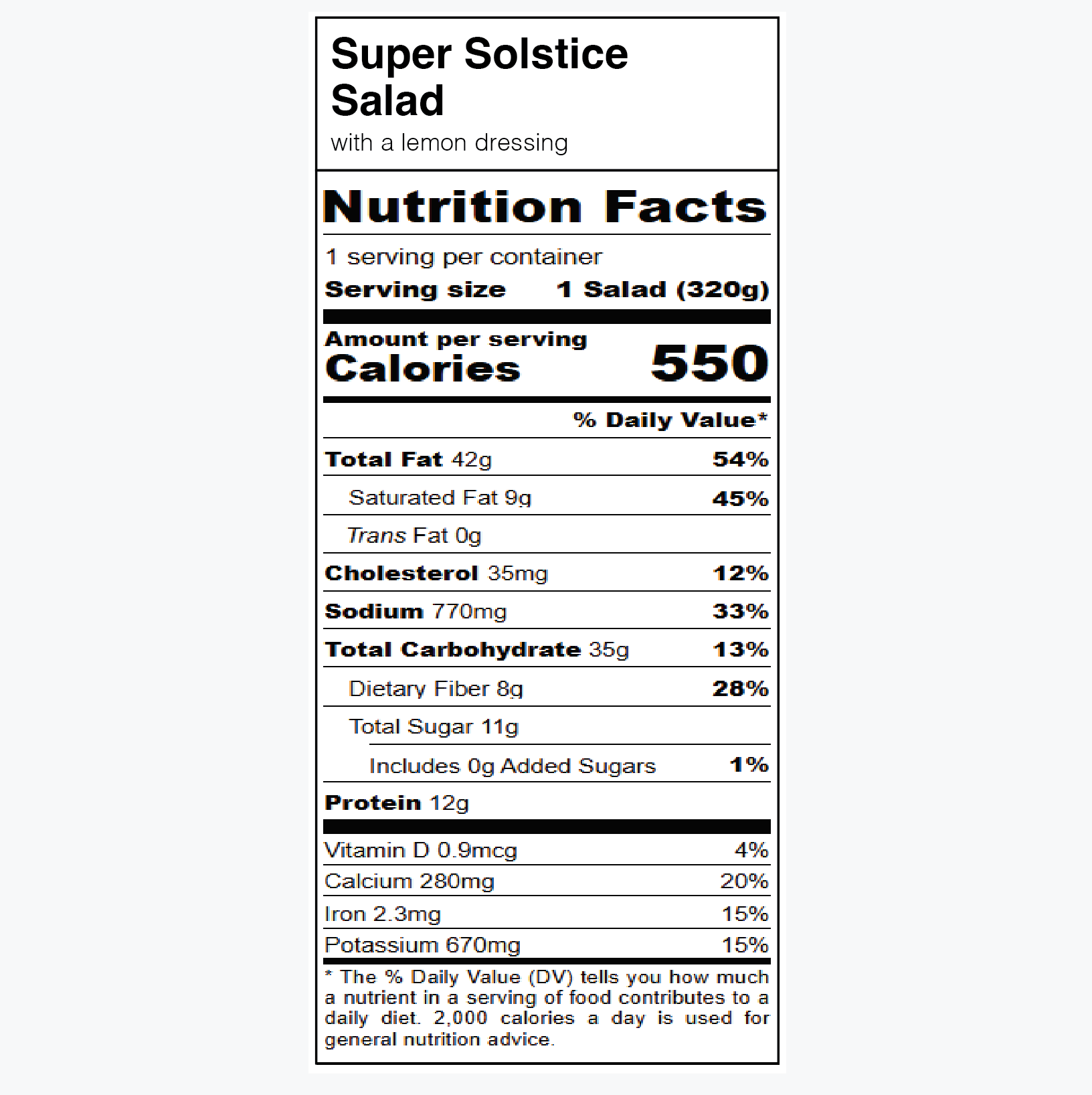 Super Solstice Salad