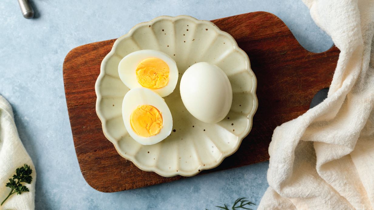 Hard Boiled Egg for a Salad or Bowl